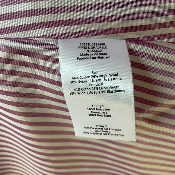 Veronica Beard Beacon Dickey Jacket Orchid Pink Tweed Size 2 Revolve - Picture 9 of 11